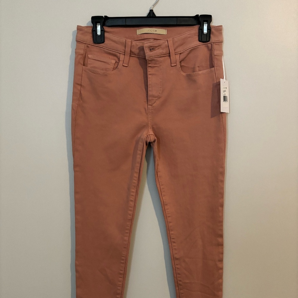 Joe's Jeans The Icon Mid-Rise Skinny Crop in Blush - Size 28 NWT